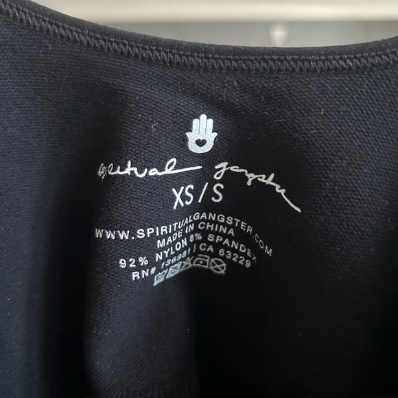 NWT Spiritual Gangster Sweatheart Seamless LongskeeveCrop Top - XS/S - Picture 4 of 6